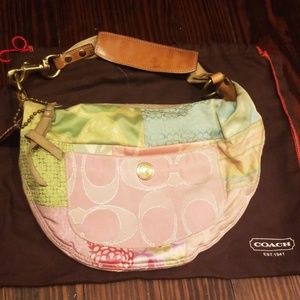 Coach patchwork clutch